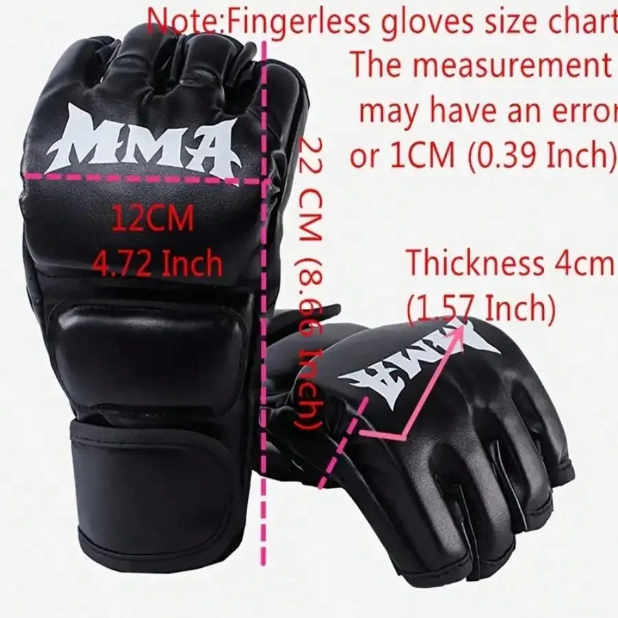 Adult Half Finger Boxing Gloves