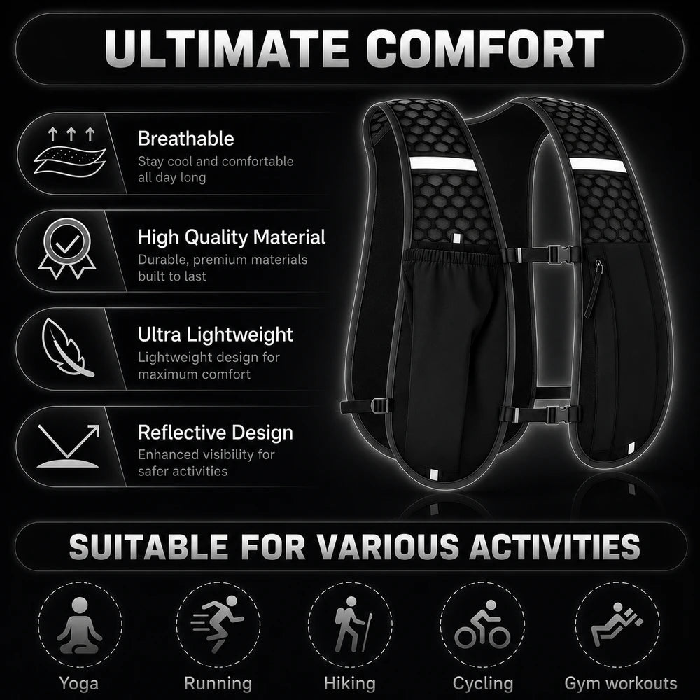 Breathable Running Hydration Vest