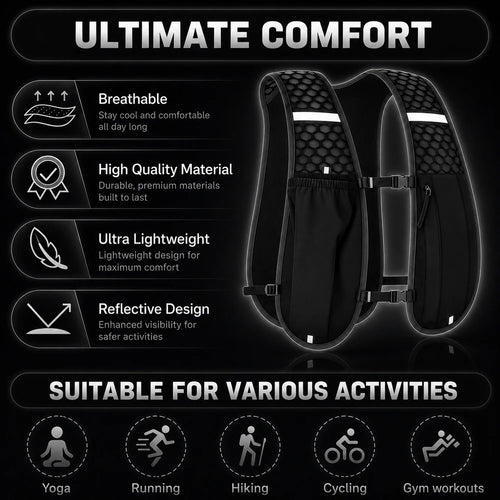 Breathable Running Hydration Vest