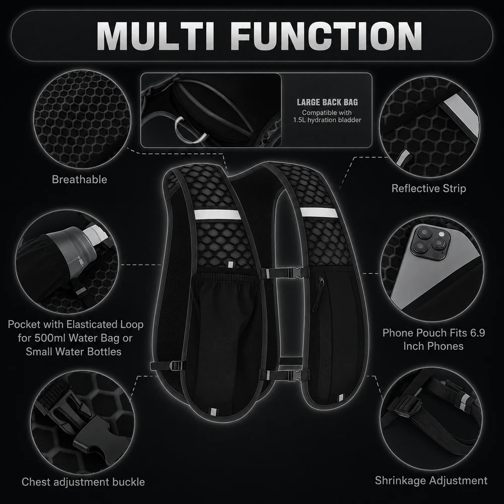 Breathable Running Hydration Vest