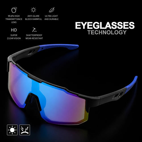 Oversized Wraparound Sports Sunglasses