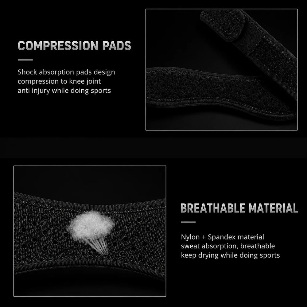 Adjustable Patellar Knee Support Strap