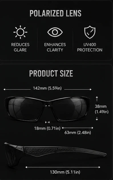 Polarized Sports Cycling Sunglasses