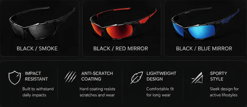 Polarized Sports Cycling Sunglasses